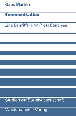 Kommunikation von Merten,  Klaus