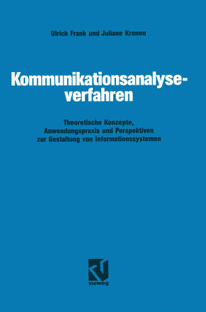 Kommunikationsanalyseverfahren von Frank,  Ulrich