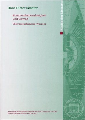 Kommunikationslosigkeit und Gewalt von Schäfer,  Hans-Dieter