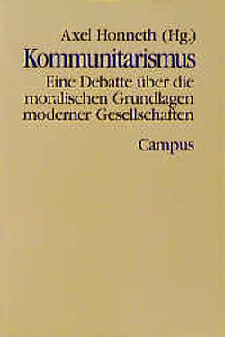 Kommunitarismus von Honneth,  Axel