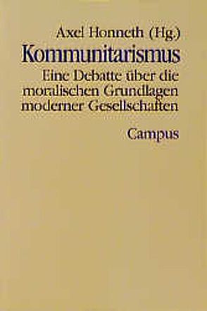 Kommunitarismus von Honneth,  Axel