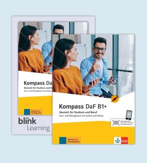 Kompass DaF B1+ – Media Bundle von Braun,  Birgit, Fügert,  Nadja, Jin,  Friederike, Sander,  Ilse, Schäfer,  Nicole, Schmeiser,  Daniela, Weidinger,  Simone, Wiebel,  Andreas