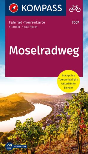 KOMPASS Fahrrad-Tourenkarte Moselradweg 1:50.000 von KOMPASS-Karten GmbH