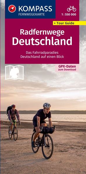 KOMPASS Radfernwegekarte Deutschland 1:550.000 von KOMPASS-Karten GmbH