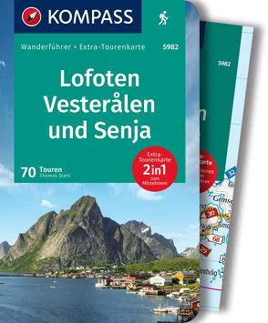 KOMPASS Wanderführer Lofoten, Vesterålen und Senja, 70 Touren von Diehl,  Thomas