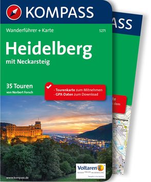 Kompass Wanderführer Heidelberg