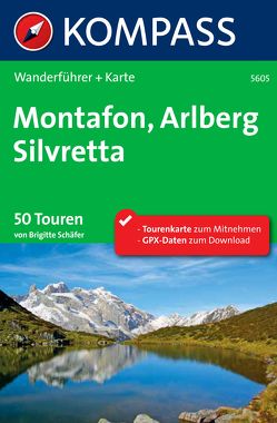 Kompass Wanderführer Montafon, Arlberg, Silvretta