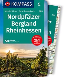 KOMPASS Wanderführer Nordpfälzer Bergland, Rheinhessen, 50 Touren von Wachowski,  Jürgen