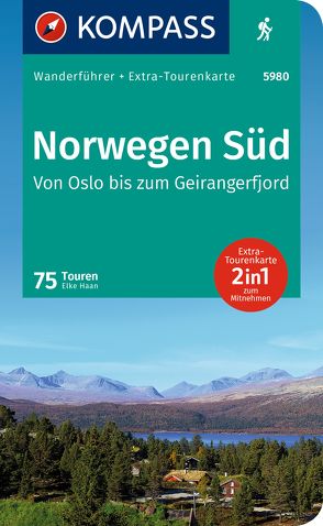 KOMPASS Wanderführer Norwegen Süd, Von Oslo bis zum Geirangerfjord, 75 Touren