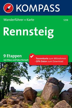 Kompass Wanderführer Rennsteig