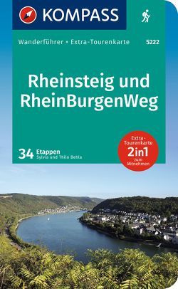 KOMPASS Wanderführer Rheinsteig RheinBurgenWeg, 34 Etappen von Behla,  Silvia und Thilo