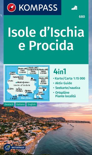 KOMPASS Wanderkarte 680 Isole d‘ Ischia e Procida 1:15.000