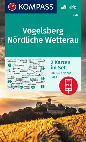 KOMPASS Wanderkarten-Set ? Vogelsberg, Nördliche Wetterau (2 Karten) 1:50.000