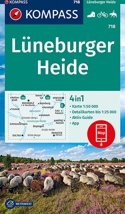 KOMPASS Wanderkarte 718 Lüneburger Heide 1:50.000 von KOMPASS-Karten GmbH