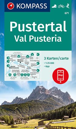 KOMPASS Wanderkarte Pustertal, Val Pusteria von KOMPASS-Karten GmbH