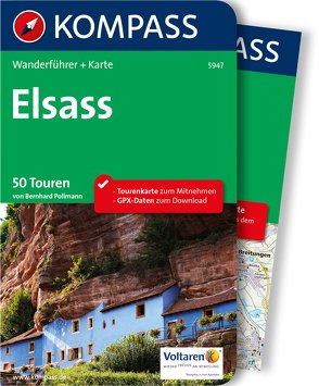 Kompass Wanderweg Elsass