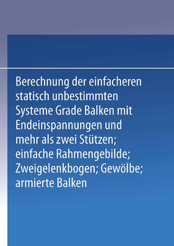 Kompendium der Statik der Baukonstruktionen von Pirlet,  J.