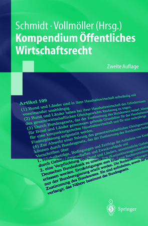 Kompendium Öffentliches Wirtschaftsrecht von Diederichsen,  L., Kahl,  W., Maier,  P., Meier,  A, Sandner,  W., Schmidt,  Reiner, Vollmoeller,  Thomas