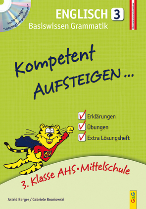 Kompetent Aufsteigen Englisch 3 mit CD von Berger,  Astrid, Broniowski,  Gabriele