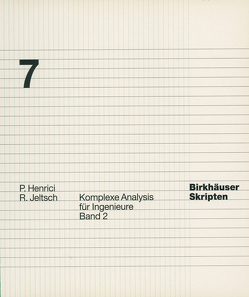 Komplexe Analysis für Ingenieure von Henrici,  P., Jeltsch,  R.