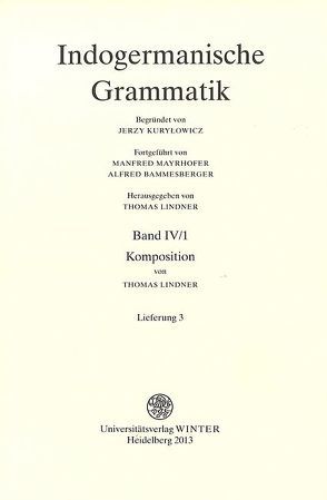 Komposition / [Lieferung 3] von Lindner,  Thomas