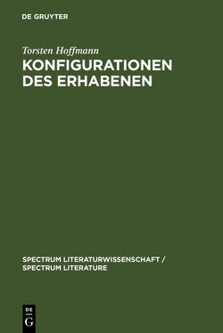 Konfigurationen des Erhabenen von Hoffmann,  Torsten