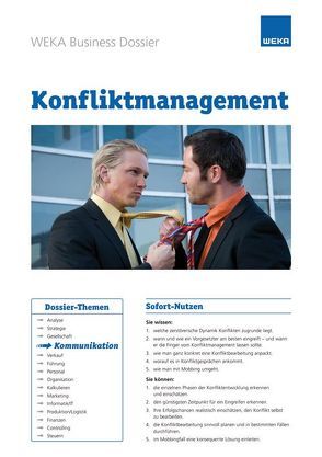 Konfliktmanagement von Edmüller,  Andreas, WEKA Business Media AG