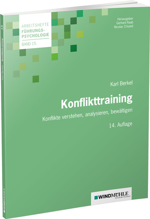 Konflikttraining von Berkel,  Karl, Crisand,  Nicolas, Raab,  Gerhard