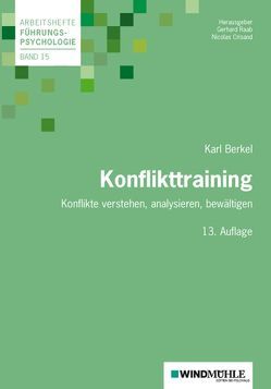 Konflikttraining von Berkel,  Karl, Crisand,  Nicolas, Raab,  Gerhard