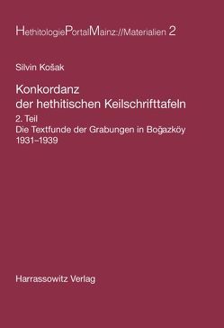 Konkordanz der hethitischen Keilschrifttafeln von Kosak,  Silvin