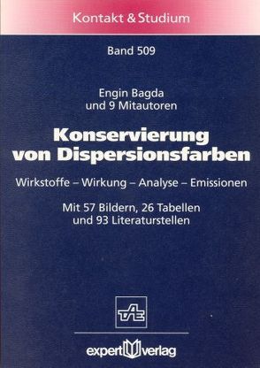 Konservierung von Dispersionsfarben von Bagda,  Engin