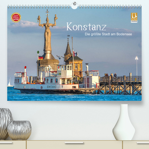 Konstanz – die größte Stadt am Bodensee (Premium, hochwertiger DIN A2 Wandkalender 2022, Kunstdruck in Hochglanz) von Di Domenico,  Giuseppe