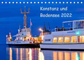 Konstanz und Bodensee 2022 (Tischkalender 2022 DIN A5 quer) von Jaenecke,  Sven