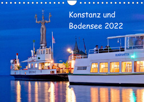 Konstanz und Bodensee 2022 (Wandkalender 2022 DIN A4 quer) von Jaenecke,  Sven