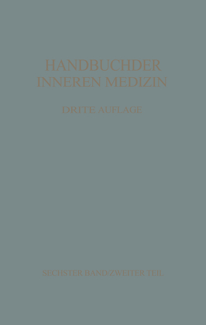 Konstitution · Idiosynkrasien Stoffwechsel und Ernährung von Bergmann,  G.v., Bürger,  M, Curtius,  F., Doerr,  R., Grafe,  E., Koller,  Fr., Loeffler,  Fr., Oettel,  H., Salle,  V., Staehlin,  R., Tropp,  C., Vannotti,  A.