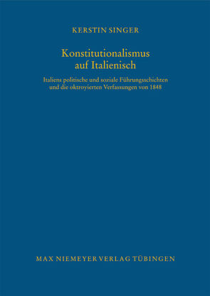 Konstitutionalismus auf Italienisch von Singer,  Kerstin