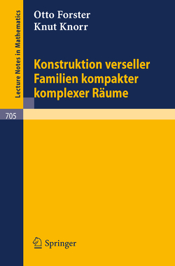 Konstruktion verseller Familien kompakter komplexer Räume von Forster,  Otto, Knorr,  Knut