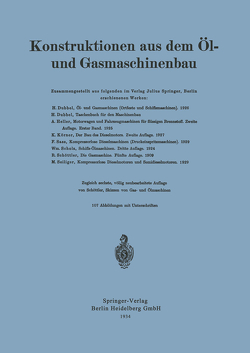 Konstruktionen aus dem Öl- und Gasmaschinenbau von Schöttler,  Rudolf