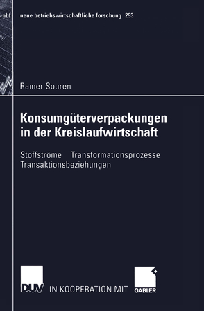 Konsumgüterverpackungen in der Kreislaufwirtschaft von Souren,  Rainer