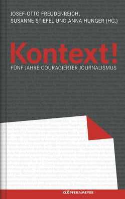 Kontext! von Freudenreich,  Josef-Otto, Hunger,  Anna, Stiefel,  Susanne