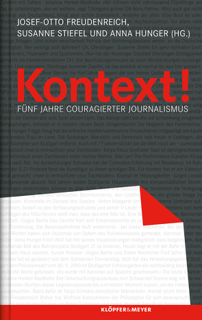 Kontext! von Freudenreich,  Josef-Otto, Hunger,  Anna, Stiefel,  Susanne