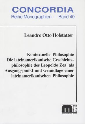 Kontextuelle Philosophie von Hofstätter,  Leandro O