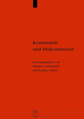 Kontinuität und Diskontinuität von Grünewald,  Thomas, Seibel,  Sandra