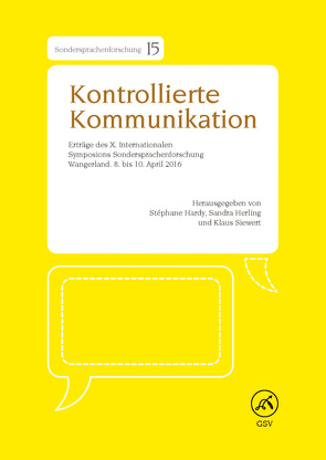 Kontrollierte Kommunikation von Hardy,  Stephane, Herling,  Sandra, Siewert,  Klaus