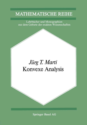 Konvexe Analysis von Marti,  J.T.