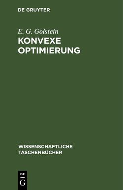 Konvexe Optimierung von Golstein,  E. G.