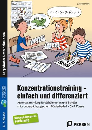 Konzentrationstraining – einfach und differenziert von Rosendahl,  Julia