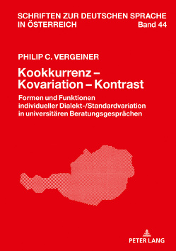 Kookkurrenz – Kovariation – Kontrast von Vergeiner,  Philip C.