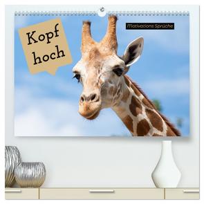 Kopf hoch Motivations Sprüche (hochwertiger Premium Wandkalender 2024 DIN A2 quer), Kunstdruck in Hochglanz von Michel,  Susan