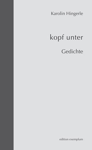 kopf unter von Hingerle,  Karolin